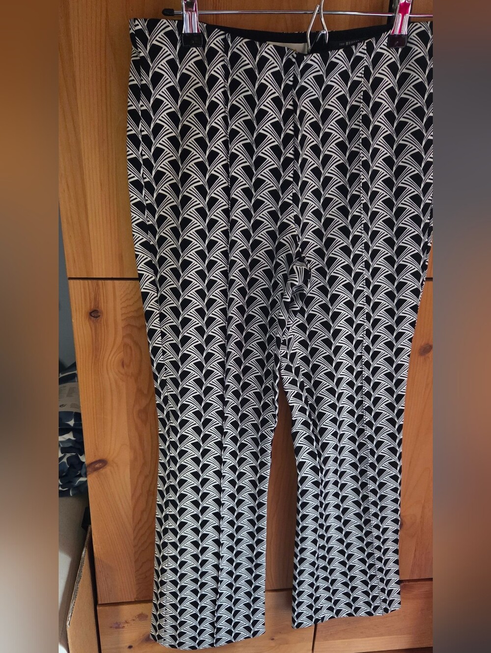 Maeve By Anthropologie Margot Black & White Pull On Pants Size XS